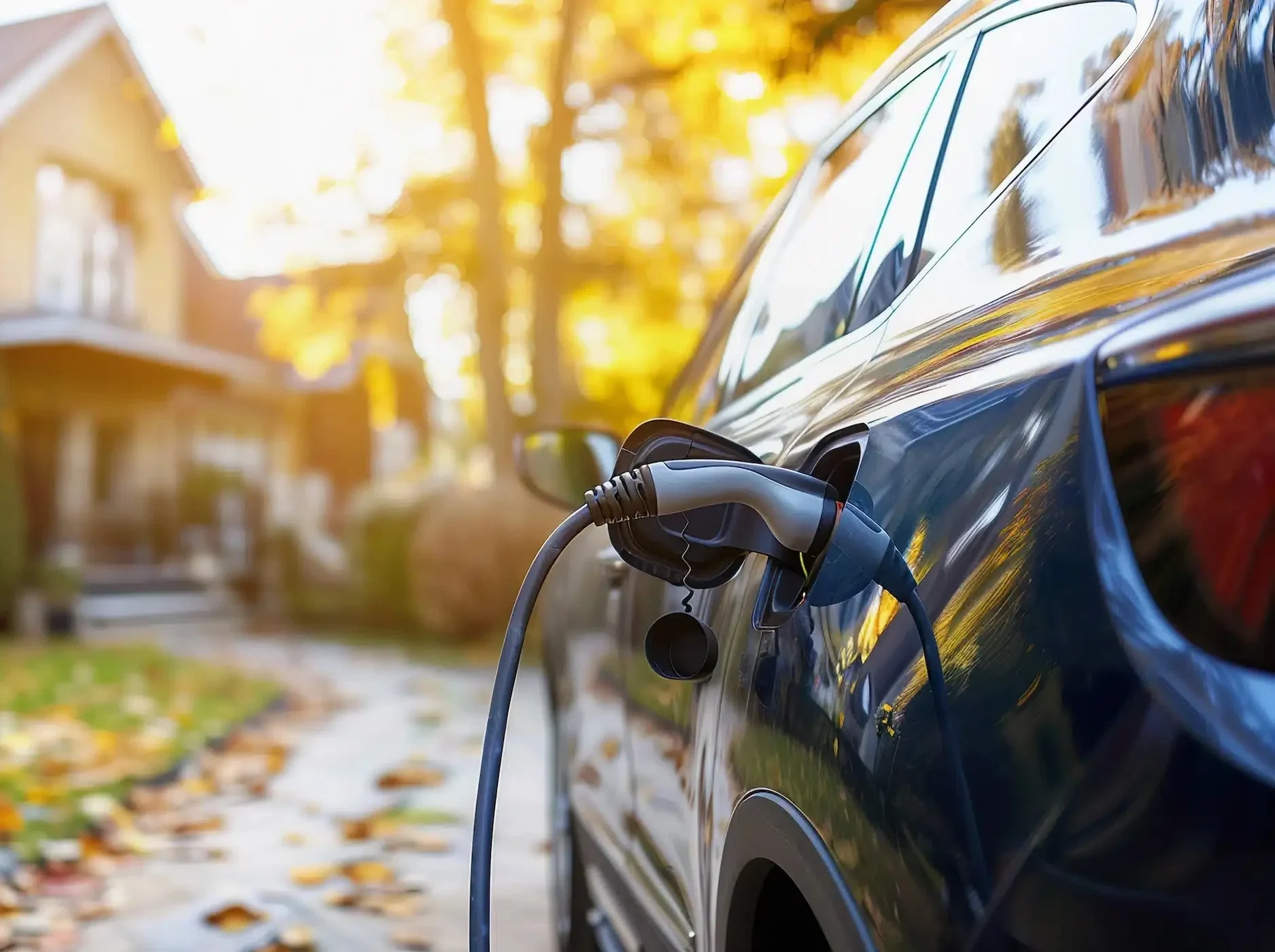 Ev charger outside of a residence, ev charger residential work